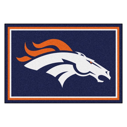 Denver Broncos 8' x 10' Ultra Plush Area Rug 