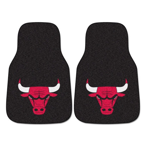 Chicago Bulls 2-piece Carpet Car Mat Set