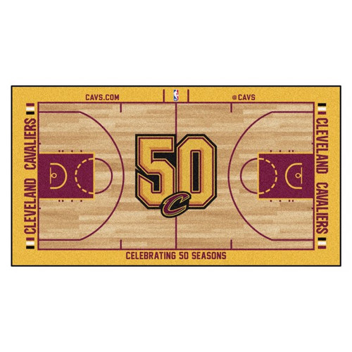 Cleveland Cavaliers NBA Basketball Court Large Runner