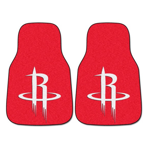 Houston Rockets 2-piece Carpet Car Mat Set