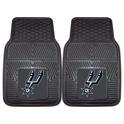 San Antonio Spurs 2-piece Heavy Duty Vinyl Car Mat Set