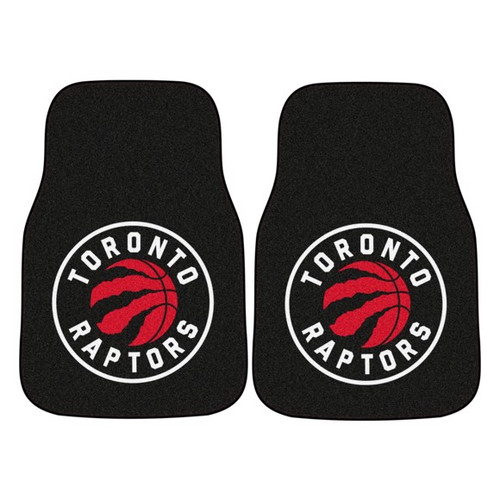 Toronto Raptors 2-piece Carpet Car Mat Set