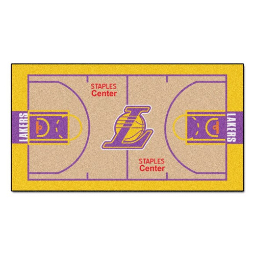Los Angeles Lakers NBA Basketball Court Runner