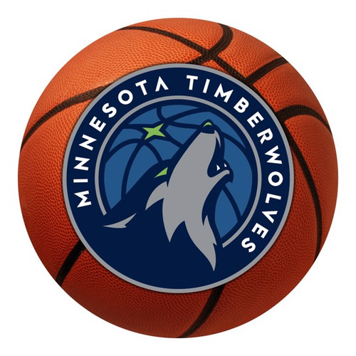 Minnesota Timberwolves Basketball Mat - Timberwolve Logo