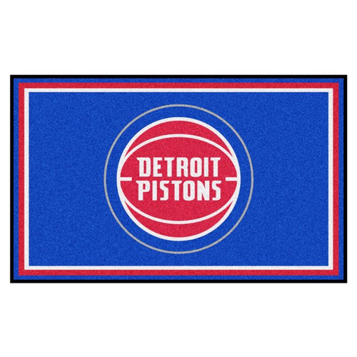 Detroit Pistons 4'x6' Ultra Plush Area Rug