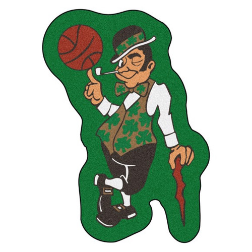 Boston Celtics Mascot Mat - Leprechaun Logo Boston Celtics Mascot Mat - Leprechaun Logo