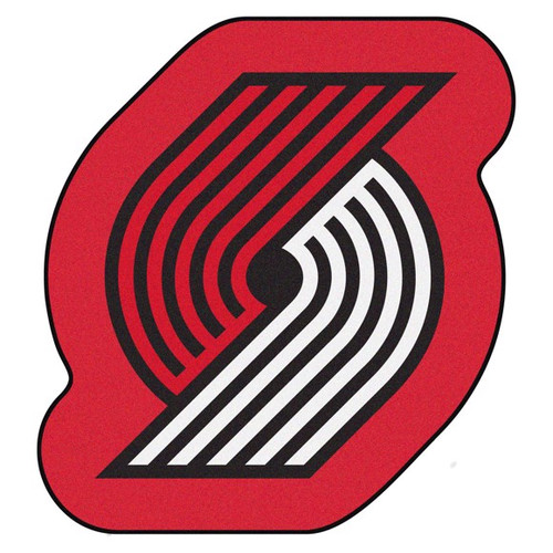 Portland Trail Blazers Mascot Mat - Pinwheel Logo Portland Trail Blazers Mascot Mat - Pinwheel Logo