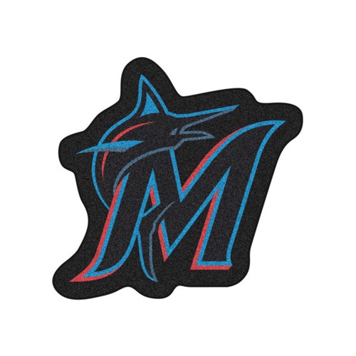 Miami Marlins Mascot Mat - M Logo