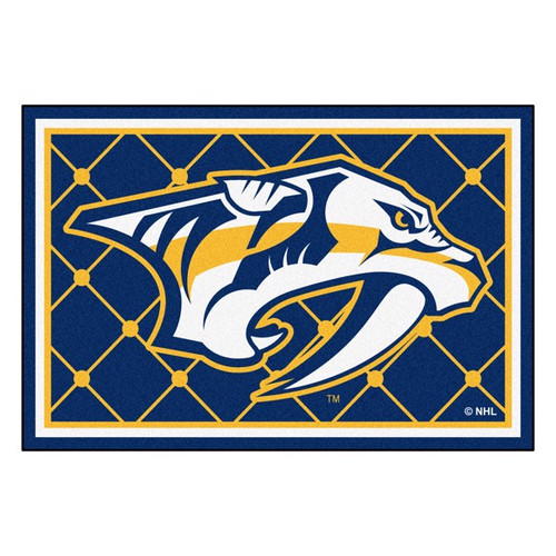 Nashville Predators 5' x 8' Ultra Plush Area Rug - Blue