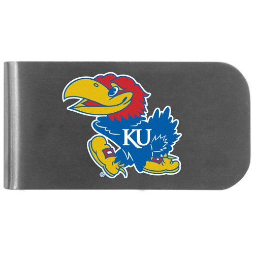 Kansas Jayhawks Logo Bottle Opener Money Clip