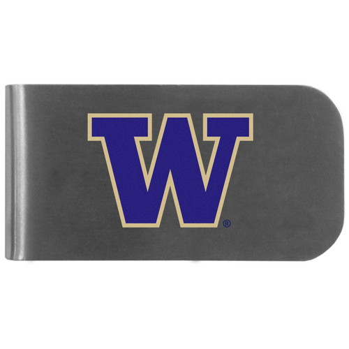 Washington Huskies Logo Bottle Opener Money Clip