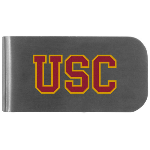 USC Trojans Logo Bottle Opener Money Clip
