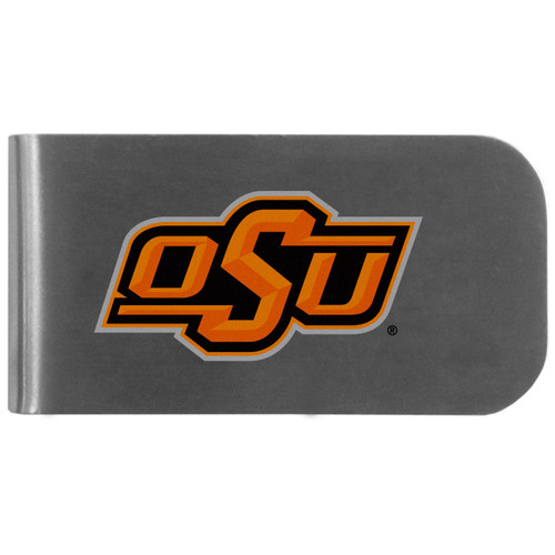 Oklahoma St. Cowboys Logo Bottle Opener Money Clip