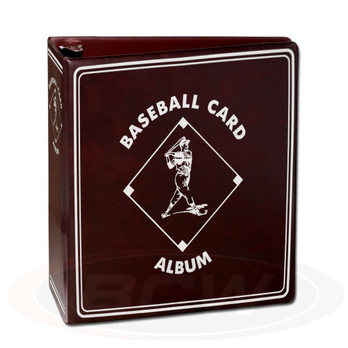 3 in. Album - Baseball - Burgundy