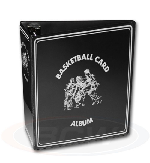 Basketball Card Album Black