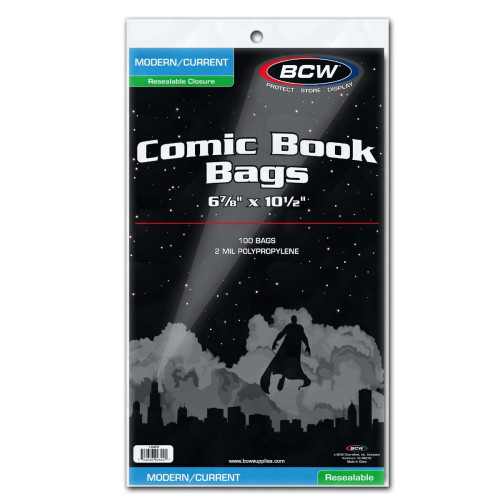 Resealable Current Modern Comic Bags