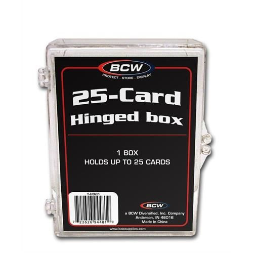 Hinged Trading Card Box - 25 Count