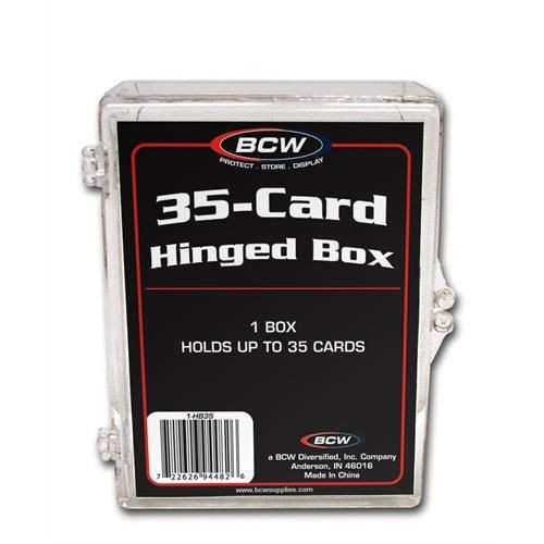  Hinged Trading Card Box - 35 Count