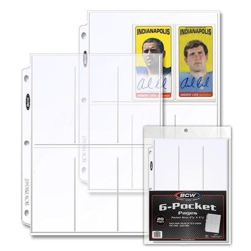 Pro 6-Pocket Page (20 CT. Pack) 