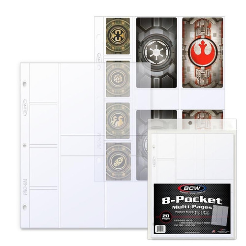 Pro 8-Pocket - Mutiple Size Pockets (20 CT. Pack)