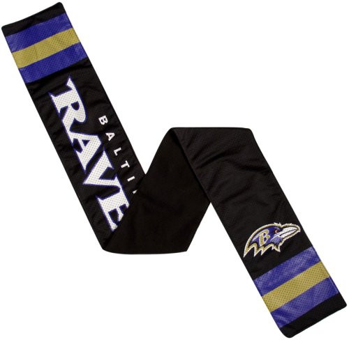 Baltimore Ravens NFL Polar Fleece Jersey Scarf Baltimore Ravens NFL Polar Fleece Jersey Scarf