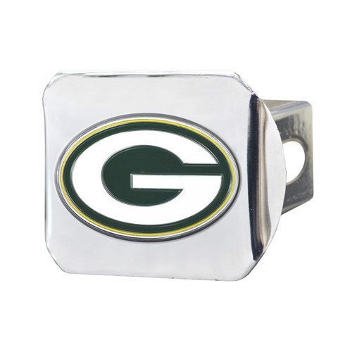 Green Bay Packers Chrome Hitch Cover - Color