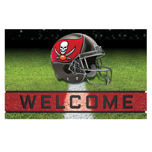 Tampa Bay Buccaneers Crumb Rubber Door Mat Welcome