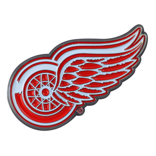 Detroit Red Wings NHL Hockey Color Metal Emblem