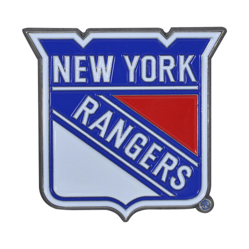 New York Rangers Color Metal Emblem