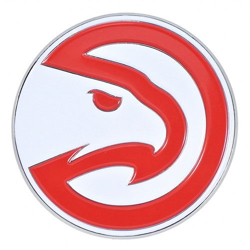 Atlanta Hawks NBA 3D Color Metal Logo Emblem