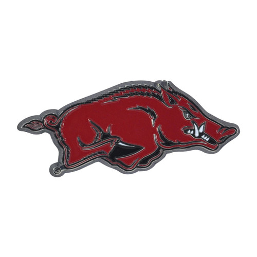 Arkansas Razorbacks Color Metal Emblem