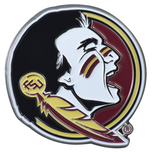 Florida State Seminoles Color Metal Emblem