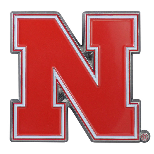 Nebraska Cornhuskers Color Metal Emblem