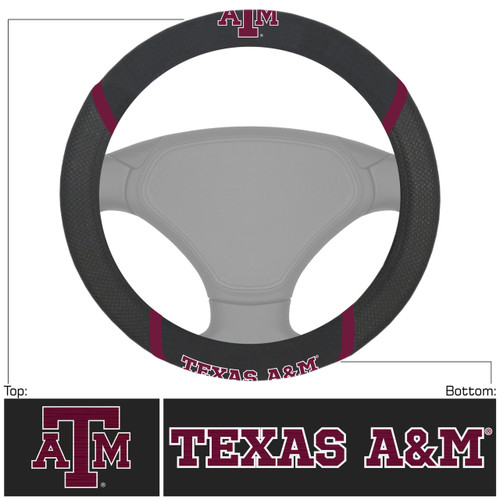 Texas A&M Steering Wheel Cover