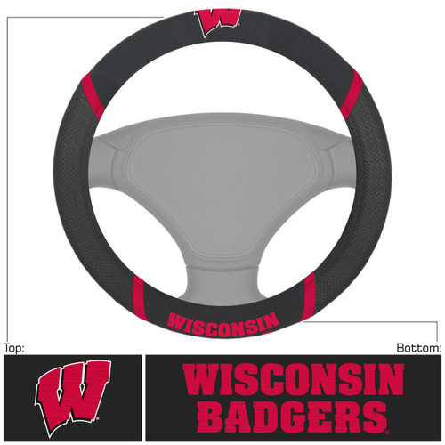 Wisconsin Steering Wheel Cover