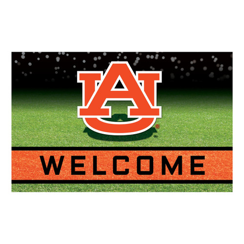 Auburn Tigers Crumb Rubber Door Mat Welcome