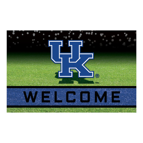 Kentucky Wildcats Crumb Rubber Door Mat Welcome
