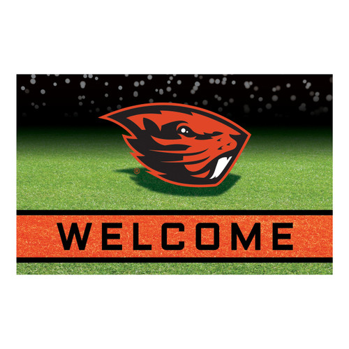 Oregon State Beavers Crumb Rubber Door Mat Welcome