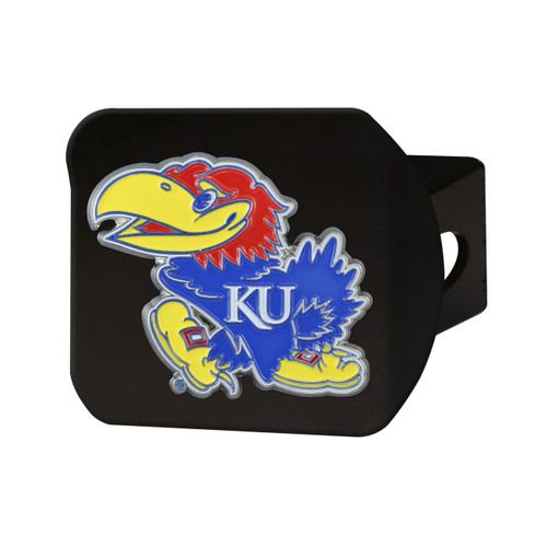 Kansas Jayhawks Black Hitch Cover - Color