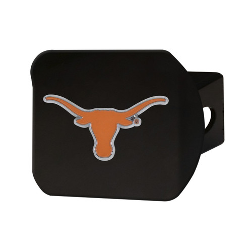 Texas Longhorns Black Hitch Cover - Color