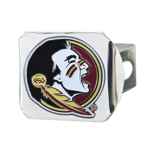 Florida State Seminoles Chrome Hitch Cover - Color