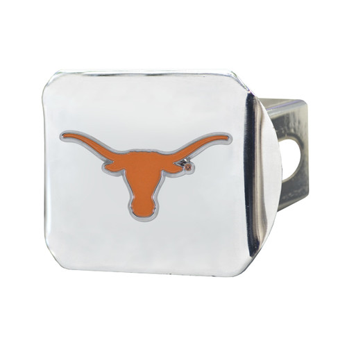 Texas Longhorns Chrome Hitch Cover - Color