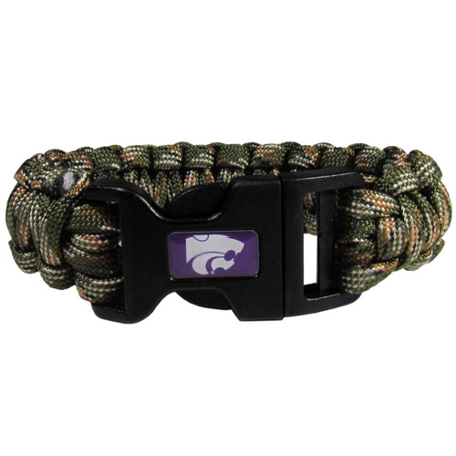 Kansas State Wildcats Survivor Bracelet Camo GN