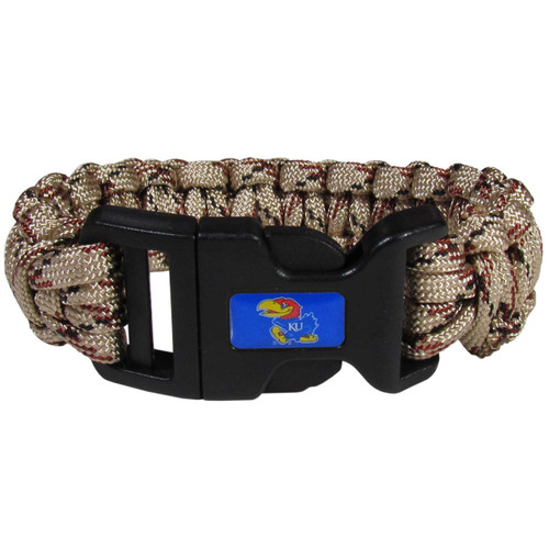 Kansas Jayhawks Survivor Bracelet Camo TN