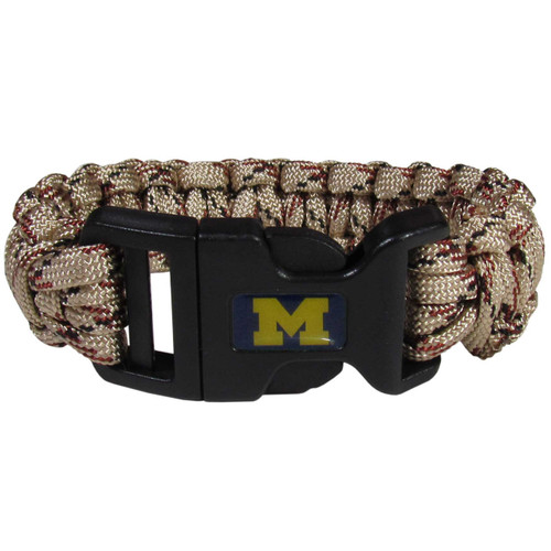 Michigan Wolverines Survivor Bracelet Camo TN