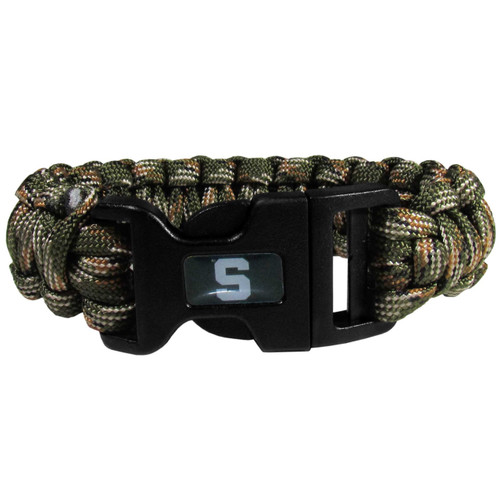 Michigan State Spartans Survivor Bracelet Camo GN