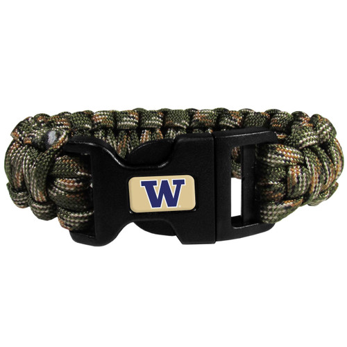 Washington Huskies Survivor Bracelet Camo GN