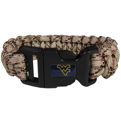 West Virginia Mountaineers Survivor Bracelet Camo TN