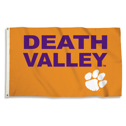 Clemson Tigers 3 Ft X 5 Ft Flag Orange Dath Valley