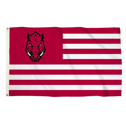Arkansas Razorbacks NCAA 3' x 5' American Stripes Flag